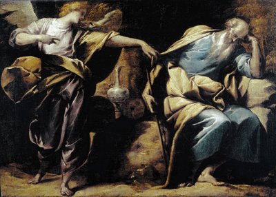 Elias drøm, detalje. (olie på lærred af Pier Francesco Morazzone