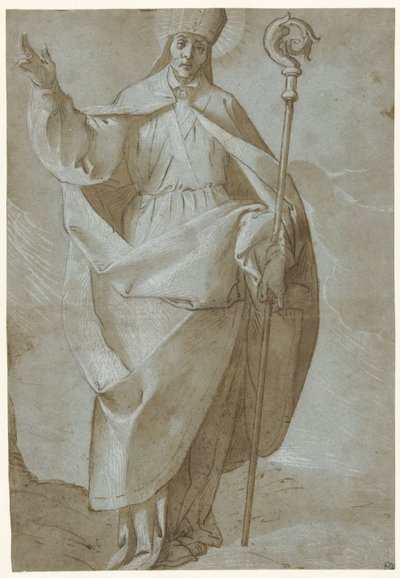 Saint Abbondio med gering og stav af Pier Francesco Morazzone