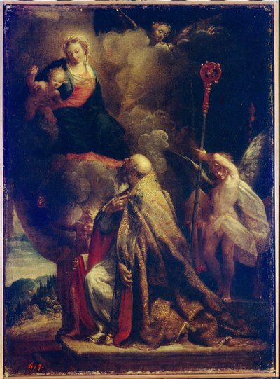 Sankt Georgs vision af Pier Francesco Morazzone