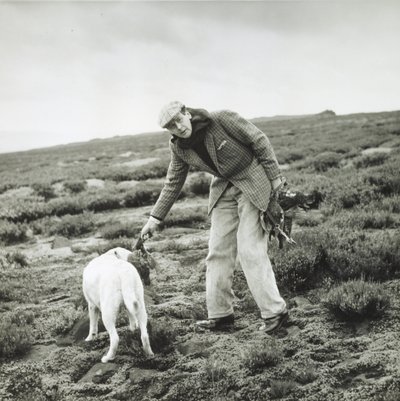 11. hertug af Devonshire ved en rypeskydning i Bolton Abbey af Blaise Nicolas Le Sueur