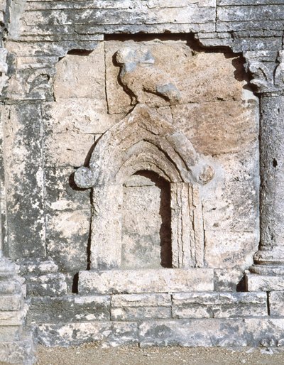 Pakistan, Taxila, Udsigt til stupa med tohovedet ørn i det gamle Sirkap arkæologiske område (UNESCOs Verdensarvsliste af Blaise Nicolas Le Sueur