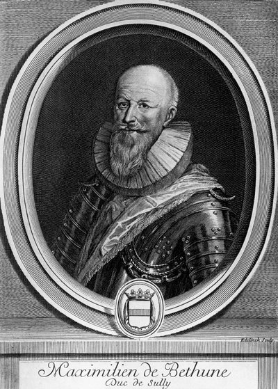 Portræt af Maximilien de Bethune af Blaise Nicolas Le Sueur