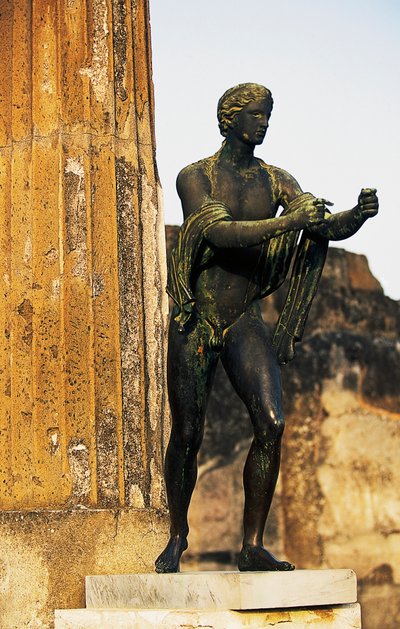 Statue af guden Apollo, Pompeji (Unescos verdensarvsliste af Blaise Nicolas Le Sueur