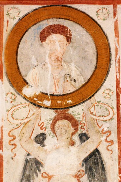 Syrien, Palmyra, Gravdalen, Hypogeum-fresko i tre brødres grav af Blaise Nicolas Le Sueur