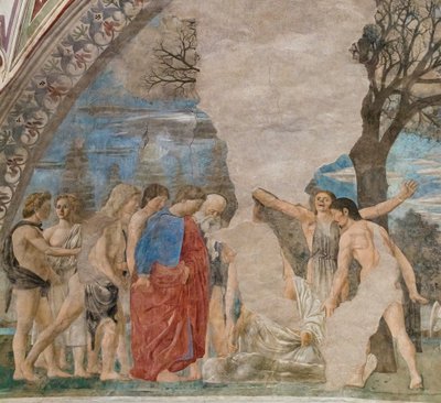 Adams død (detalje) af Piero della Francesca