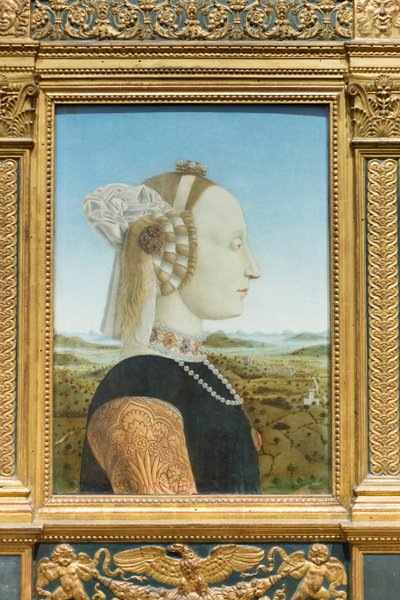 Portrætter af hertuginde af Urbino, Battista Sforza af Piero della Francesca