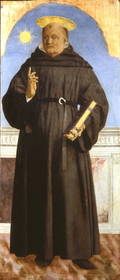 Sankt Nikolaus af Tolentino, 1454-1459 af Piero della Francesca
