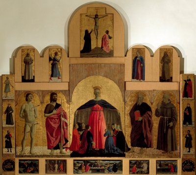 detalje af altertavlen Misericordia af Piero della Francesca