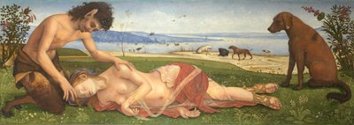 En Satyr sørger over en nymfe, ca. 1495 af Piero di Cosimo