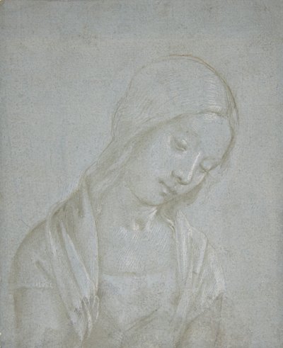 Buste af en ung kvinde, ca. 1495. af Piero di Cosimo.