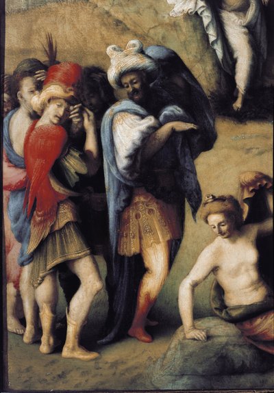 Perseus Freeing Andromeda, detalje (1510, olie på lærred) af Piero di Cosimo