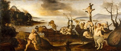 The Return from the Hunt, ca. 1505-7 (tempera og olie på træ) af Piero di Cosimo