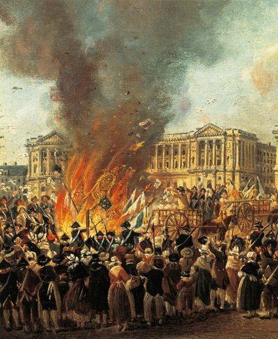 Celebration of Unity, af Pierre Antoine Demachy (1723-1807), detaljer af Pierre Antoine Demachy