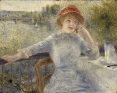 Alphonsine Fournaise af Pierre-Auguste Renoir