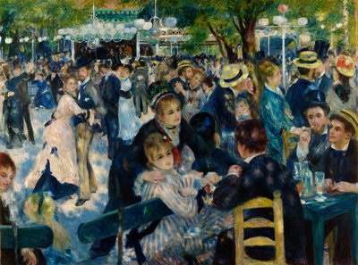 Dans på Le Moulin de la Galette af Pierre-Auguste Renoir