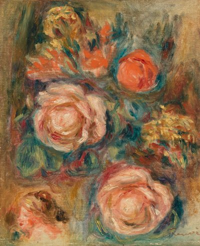 Buket roser (Bouquet de roses) af Pierre-Auguste Renoir