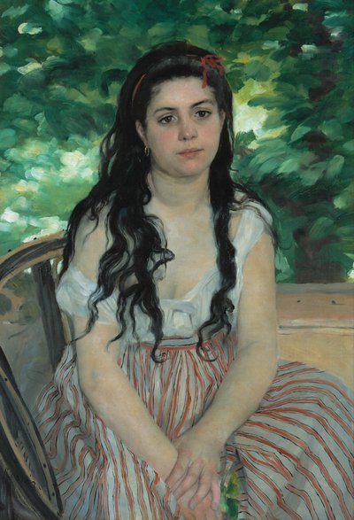Om sommeren - La bohémienne af Pierre Auguste Renoir