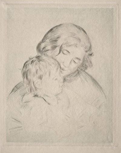 Mor og Barn af Pierre-Auguste Renoir