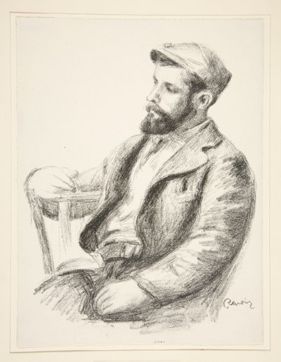 Portræt af Louis Valtat af Pierre-Auguste Renoir