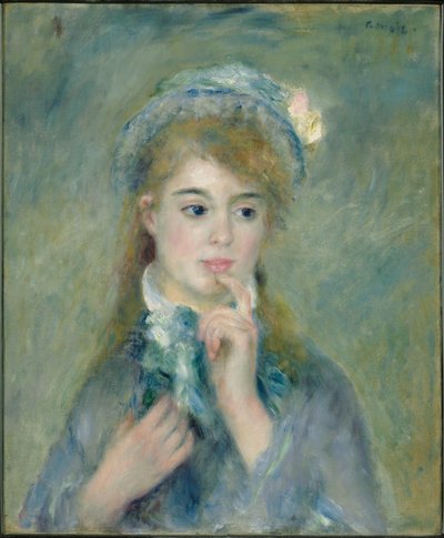 Portræt af en ung kvinde (Den uskyldige) af Pierre-Auguste Renoir