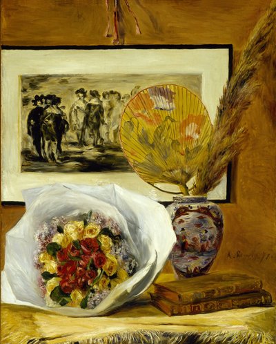 Stilleben med buket af Pierre-Auguste Renoir