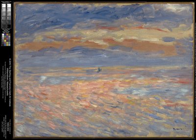 Solnedgang af Pierre-Auguste Renoir
