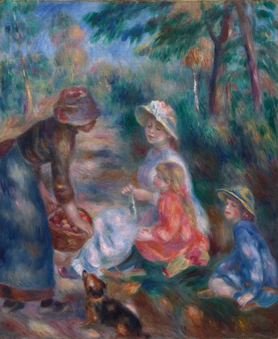 Apple-sælgeren af Pierre-Auguste Renoir