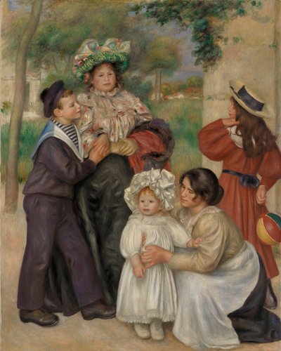 Kunstnerens Familie af Pierre-Auguste Renoir
