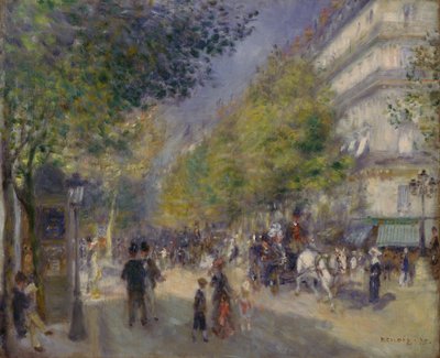 Grands Boulevards af Pierre-Auguste Renoir