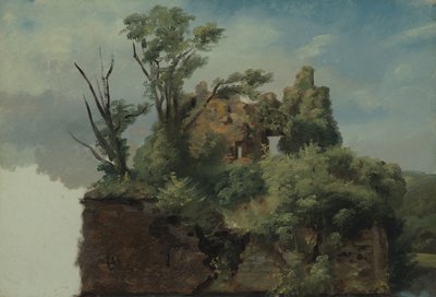 Landskab med ruiner af Pierre-Henri de Valenciennes