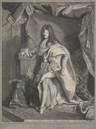 Ludvig den Store af Pierre Imbert Drevet