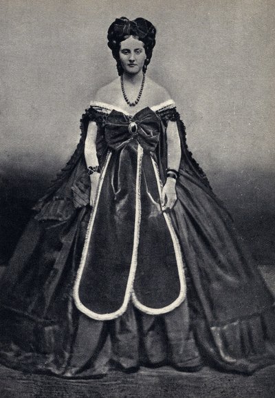 Portræt af den "halv verdslige", Castiglione af Pierson. Fotografi, slutningen af det 19. århundrede, af Pierre Louis Pierson