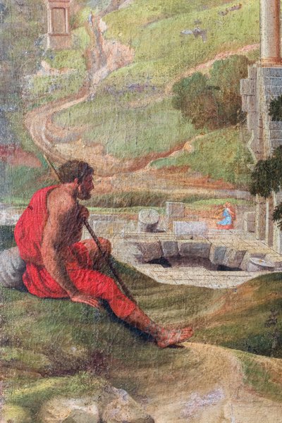 Landskab med gamle ruiner af Pierre (1612-88) Lemaire