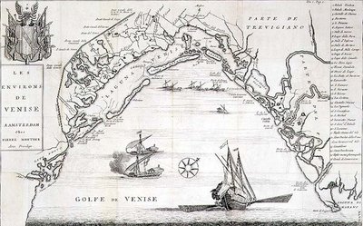 Die Umgebung von Venedig von Pierre  Mortier