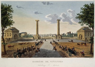 Barriers of Vincennes af Courvoisier af Pierre (after) Courvoisier