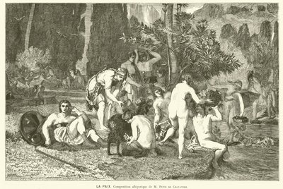 Fred (gravering) af Pierre (after) Puvis de Chavannes
