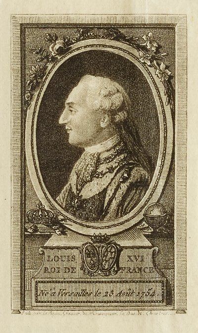 Ludvig XVI - konge af Frankrig af Pierre Adrien Le Beau