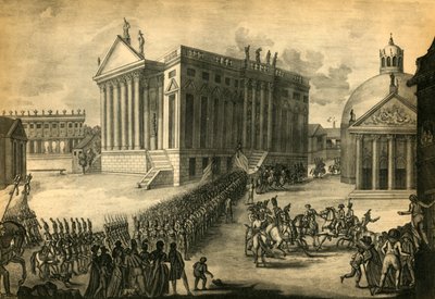 Franskmændenes triumferende indtog i byen Berlin, 27. oktober 1806, 1921. af Pierre Adrien Le Beau