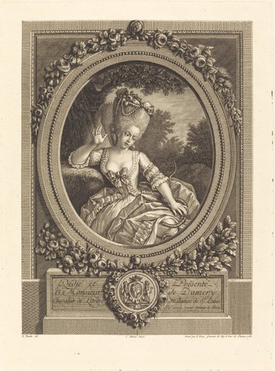 Faren ved lundene af Pierre Adrien Le Beau after Nicolas Tanché