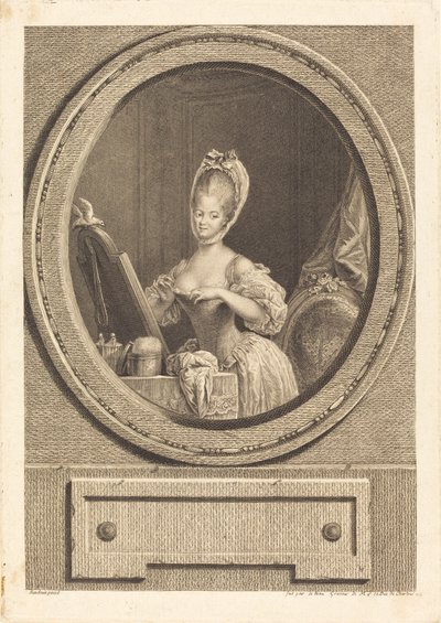 Dens størrelse er dejlig af Pierre Adrien Le Beau after Pierre Antoine Baudouin