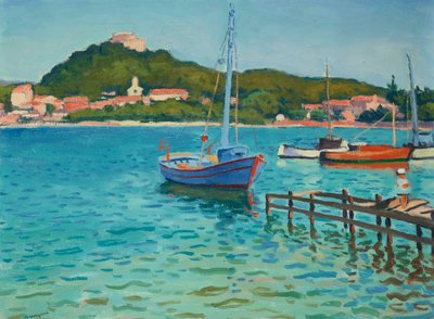 Porquerolles, sommereftermiddag, 1939. af Albert Marquet