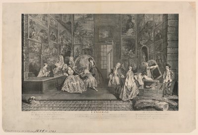 Gersaints tegn af Pierre Alexandre Aveline