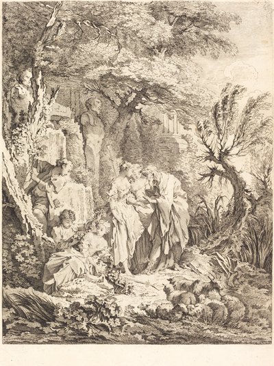 Det gode eventyr, 1738. af Pierre Alexandre Aveline