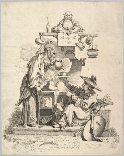 Ilden, ca. 1740. af Pierre Alexandre Aveline