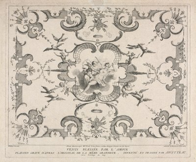 Venus såret af Amor. af Pierre Alexandre Aveline