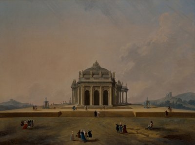 Upeita arkkitehtuuritutkimuksia hahmoilla af Pierre Antoine Demachy