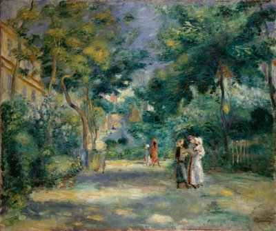 En have i Montmartre, 1890-1899 af Pierre Auguste Renoir