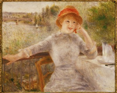 Alphonsine Fournaise (olie på lærred) af Pierre Auguste Renoir