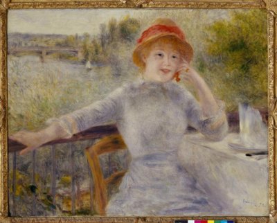 Alphonsine Fournaise af Pierre Auguste Renoir