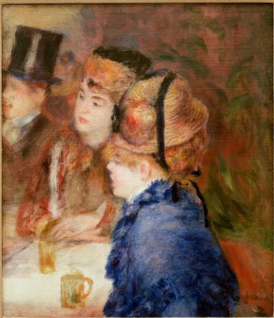 På kaffebaren. Drikkere af Pierre Auguste Renoir